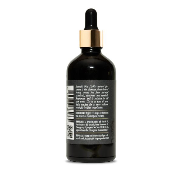FaceSerum 100ml Botanik Oils back